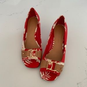 Etienne Aigner NEW peep toe wedge shoes